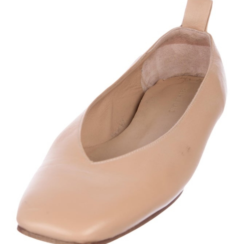 Helmut Lang Nude Ballet Flats